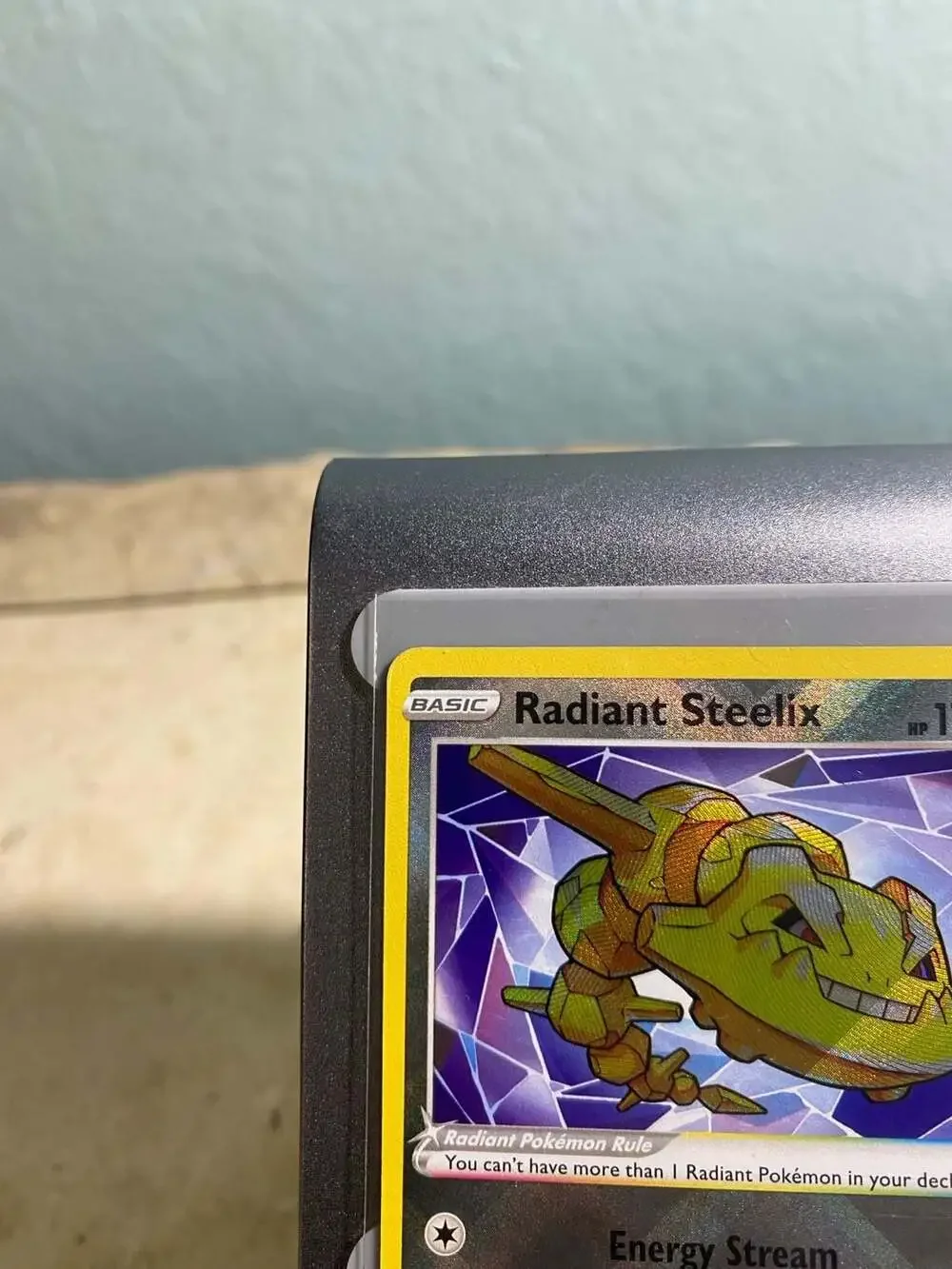 Radiant Steelix - 124/196 Ultra Rare Lost Origin NM Pokemon TCG 5P